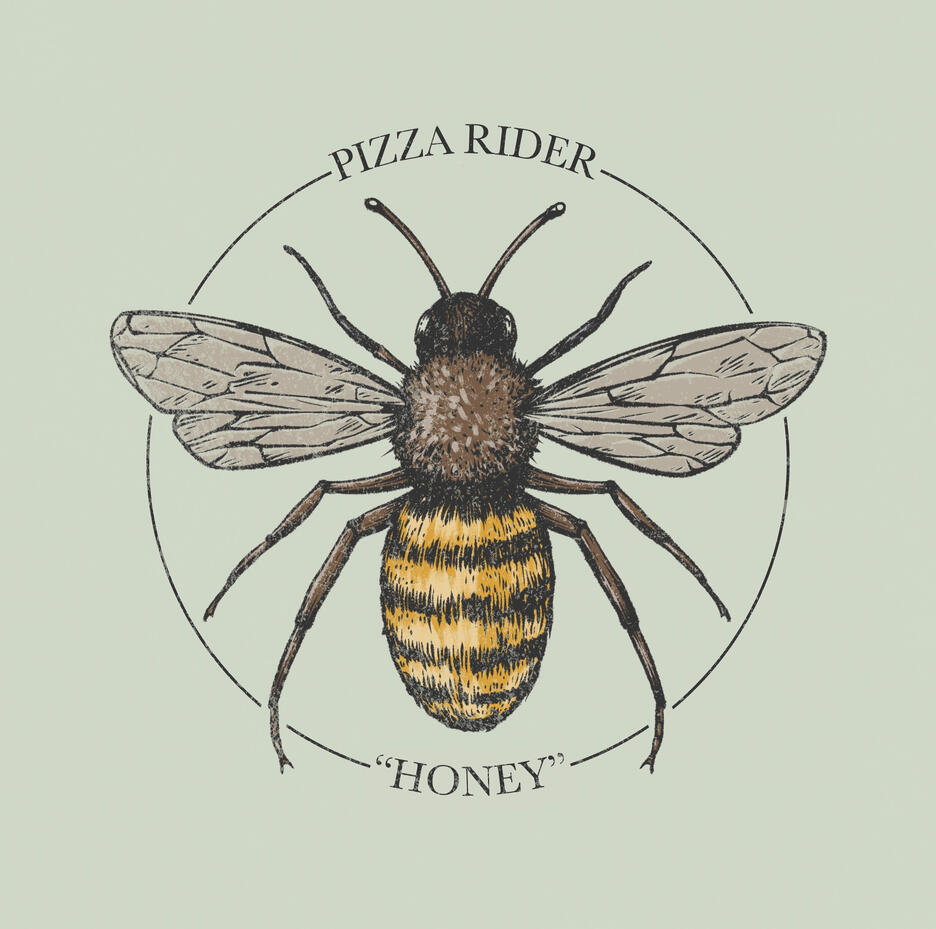 Pizza Rider Album Art / Illustration